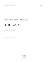 The Lamb SATB choral sheet music cover Thumbnail